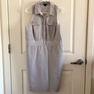 Ann Taylor sleeveless shirtdress